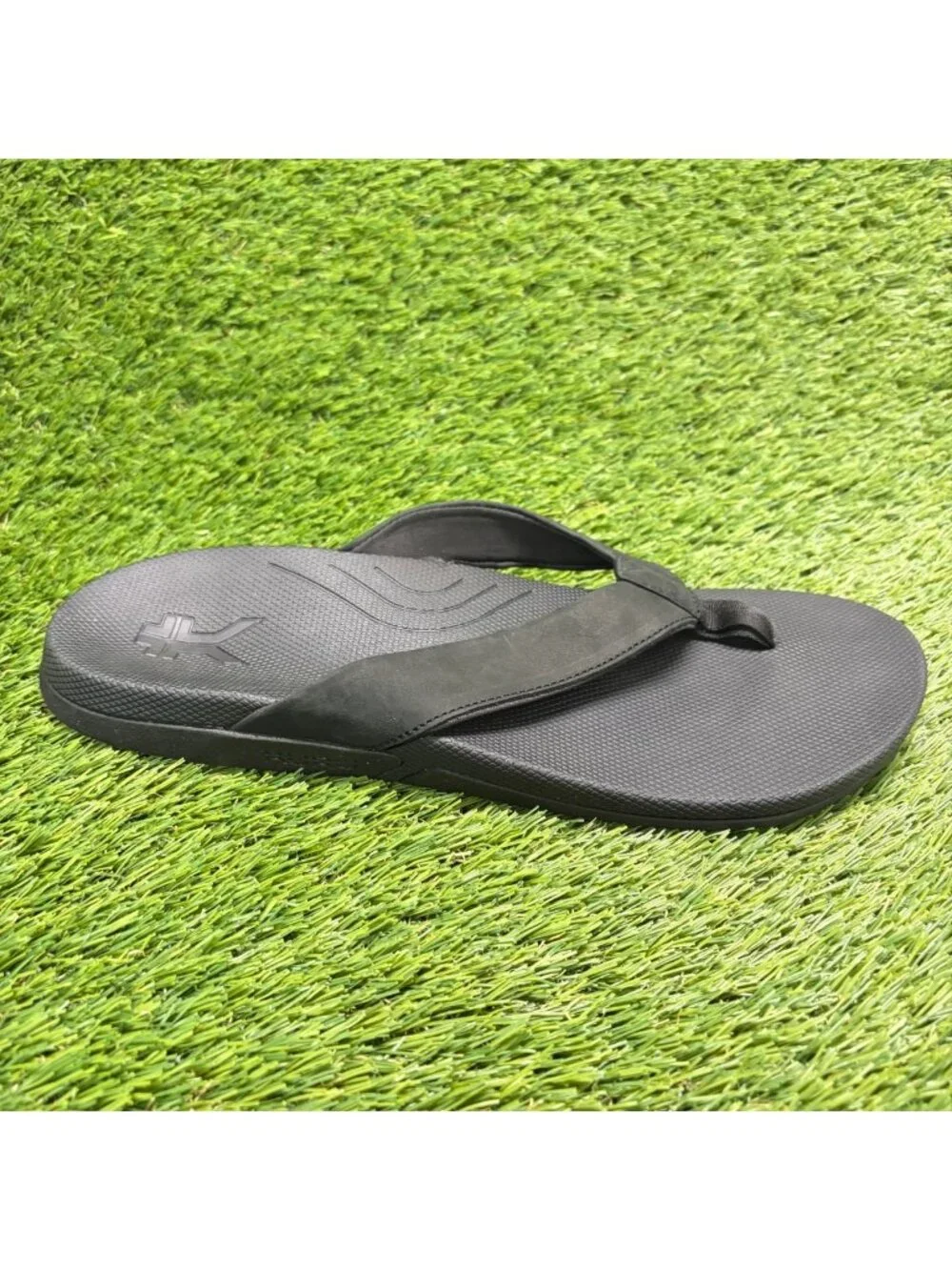 Kuru Kala 2 Mens Size 12 Black Beach Walking Outdoor Flip Flop Thong Sandals